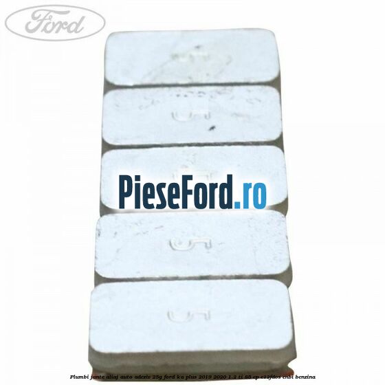 Plumbi jante aliaj auto-adeziv, 25g Ford Ka plus 2019-2020 1.2 Ti 85 cp C12FDOS, ENBI benzina