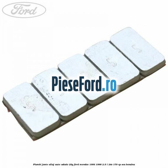 Plumbi jante aliaj auto-adeziv, 25g Ford Mondeo 1993-1996 2.5 i 24V 170 cp SEA benzina