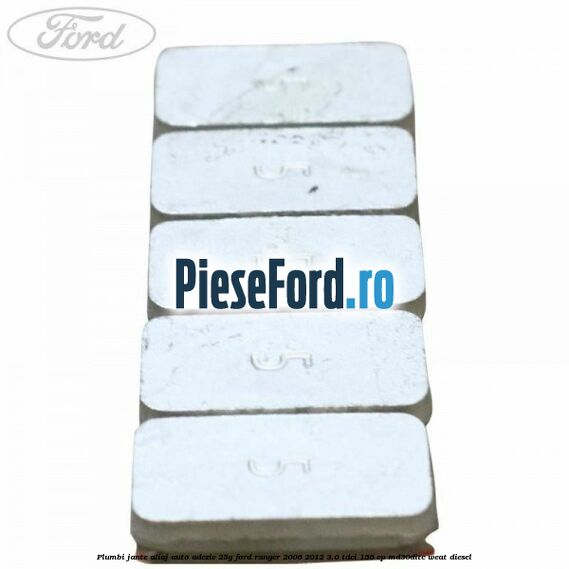 Plumbi jante aliaj auto-adeziv, 25g Ford Ranger 2006-2012 3.0 TDCi 156 cp MD30DITC, WEAT diesel