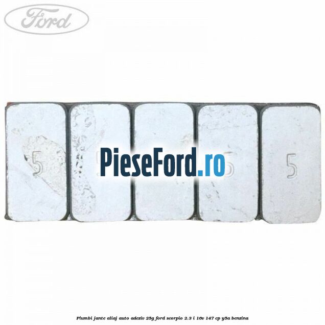 Plumbi jante aliaj auto-adeziv, 25g Ford Scorpio 2.3 i 16V 147 cp Y5A benzina