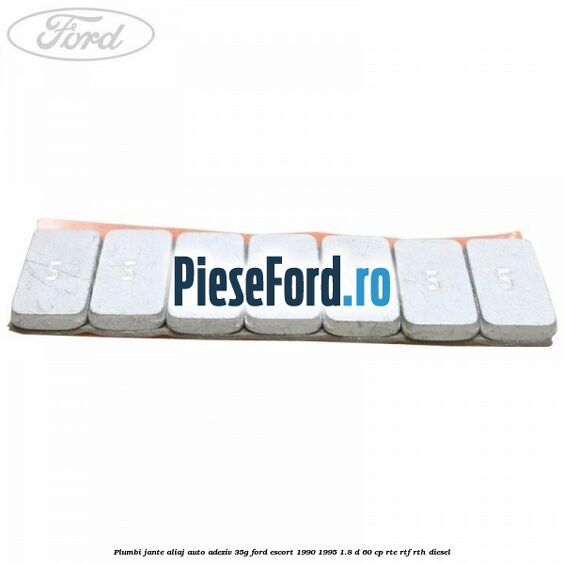 Plumbi jante aliaj auto-adeziv, 35g Ford Escort 1990-1995 1.8 D 60 cp RTE, RTF, RTH diesel