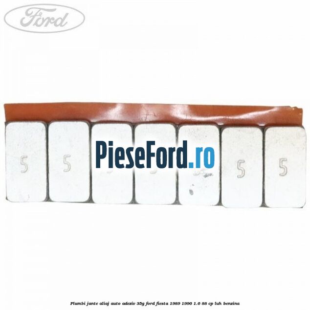 Plumbi jante aliaj auto-adeziv, 35g Ford Fiesta 1989-1996 1.6 88 cp LUH benzina