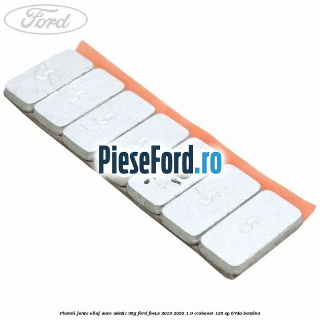Plumbi jante aliaj auto-adeziv, 35g Ford Focus 2019-2023 1.0 EcoBoost 125 cp B7DA benzina