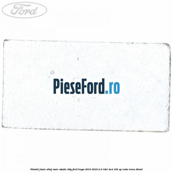 Plumbi jante aliaj auto-adeziv, 35g Ford Kuga 2013-2016 2.0 TDCi 4x4 163 cp TXDA, TXMA diesel