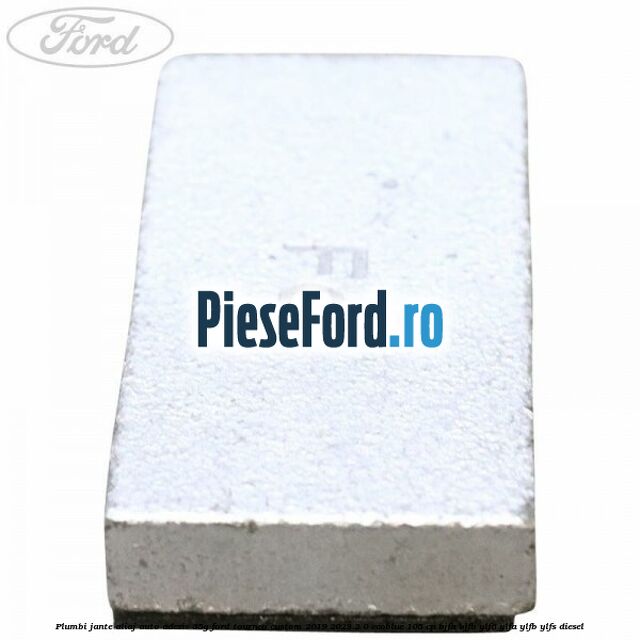 Plumbi jante aliaj auto-adeziv, 35g Ford Tourneo Custom 2019-2023 2.0 EcoBlue 105 cp BJFA, BJFB, YLF6, YLFA, YLFB, YLFS diesel