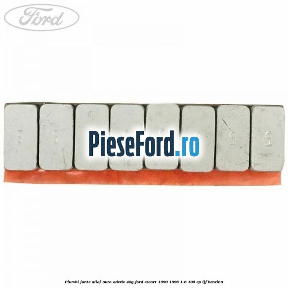 Plumbi jante aliaj auto-adeziv, 40g Ford Escort 1990-1995 1.6 105 cp LJF benzina