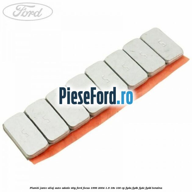 Plumbi jante aliaj auto-adeziv, 40g Ford Focus 1998-2004 1.6 16V 100 cp FYDA, FYDB, FYDC, FYDD benzina