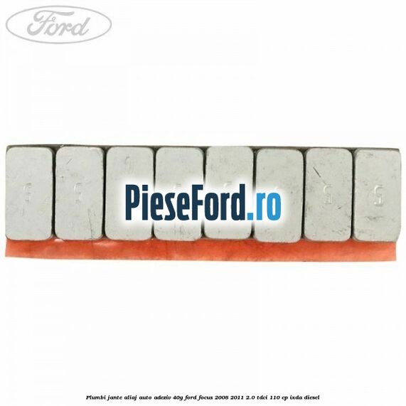 Plumbi jante aliaj auto-adeziv, 40g Ford Focus 2008-2011 2.0 TDCi 110 cp IXDA diesel