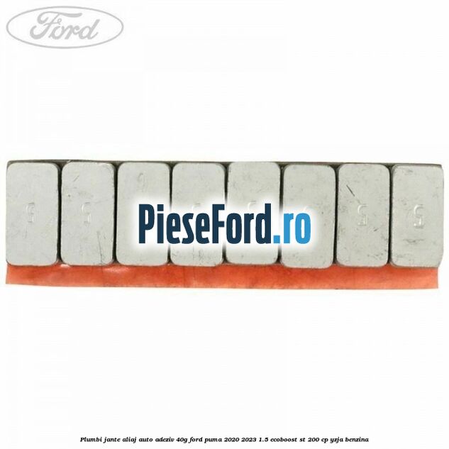 Plumbi jante aliaj auto-adeziv, 40g Ford Puma 2020-2023 1.5 EcoBoost ST 200 cp YZJA benzina