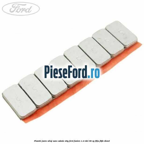 Plumbi jante aliaj auto-adeziv, 45g Ford Fusion 1.4 TDCi 68 cp F6JA, F6JB diesel