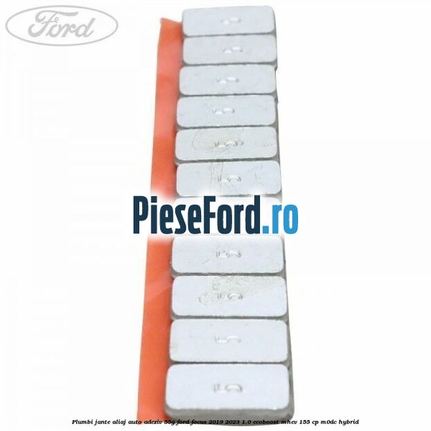 Plumbi jante aliaj auto-adeziv, 55g Ford Focus 2019-2023 1.0 EcoBoost mHEV 155 cp M0DC Hybrid