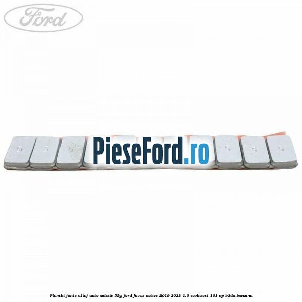 Plumbi jante aliaj auto-adeziv, 55g Ford Focus Active 2019-2023 1.0 EcoBoost 101 cp B3DA benzina