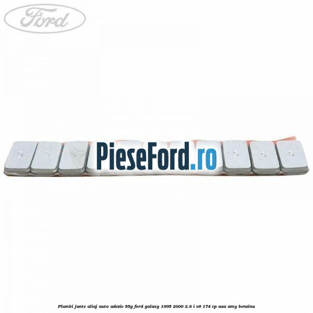 Plumbi jante aliaj auto-adeziv, 55g Ford Galaxy 1995-2000 2.8 i V6 174 cp AAA, AMY benzina