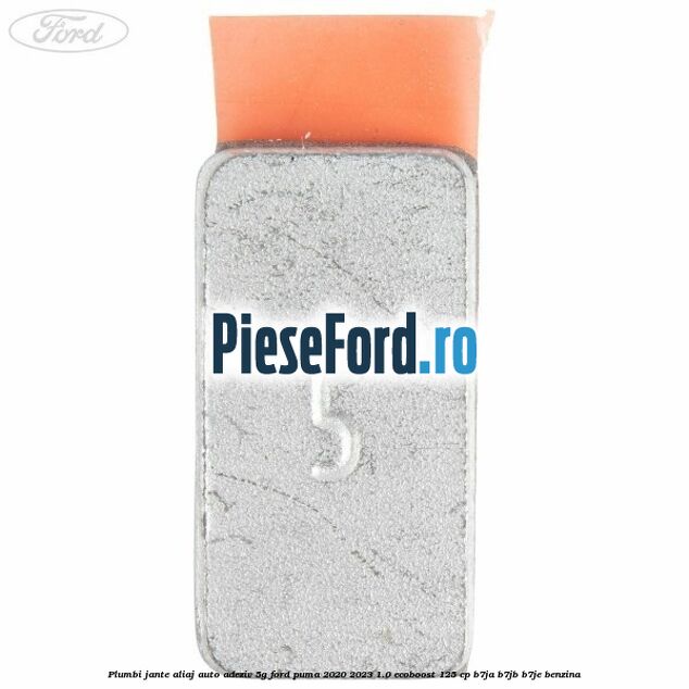 Plumbi jante aliaj auto-adeziv, 5g Ford Puma 2020-2023 1.0 EcoBoost 125 cp B7JA, B7JB, B7JE benzina