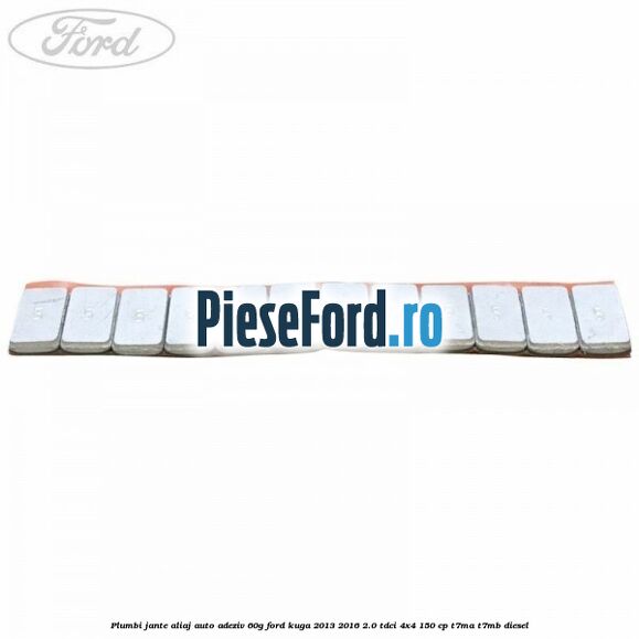 Plumbi jante aliaj auto-adeziv, 60g Ford Kuga 2013-2016 2.0 TDCi 4x4 150 cp T7MA, T7MB diesel