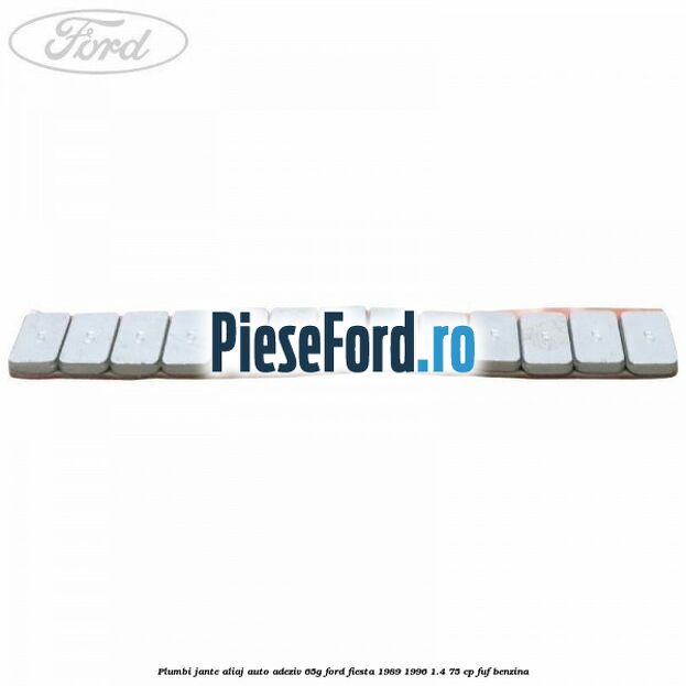 Plumbi jante aliaj auto-adeziv, 65g Ford Fiesta 1989-1996 1.4 75 cp FUF benzina
