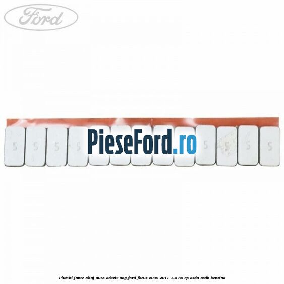 Plumbi jante aliaj auto-adeziv, 65g Ford Focus 2008-2011 1.4 80 cp ASDA, ASDB benzina