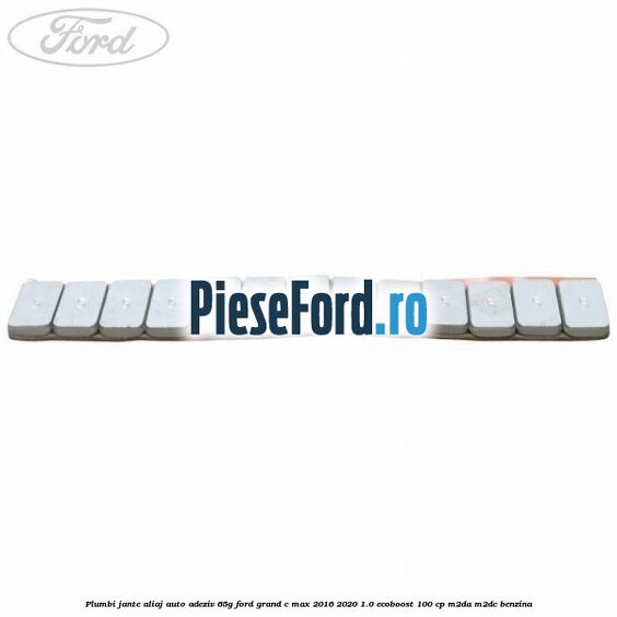 Plumbi jante aliaj auto-adeziv, 65g Ford Grand C-Max 2016-2020 1.0 EcoBoost 100 cp M2DA, M2DC benzina