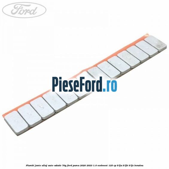 Plumbi jante aliaj auto-adeziv, 70g Ford Puma 2020-2023 1.0 EcoBoost 125 cp B7JA, B7JB, B7JE benzina