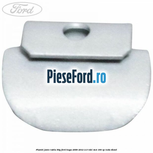 Plumbi jante tabla, 50g Ford Kuga 2008-2012 2.0 TDCI 4x4 163 cp TXDA diesel