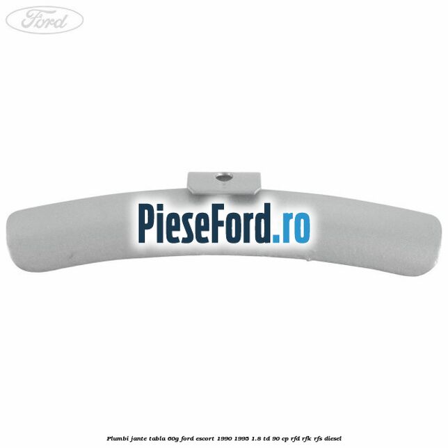 Plumbi jante tabla, 60g Ford Escort 1990-1995 1.8 TD 90 cp RFD, RFK, RFS diesel