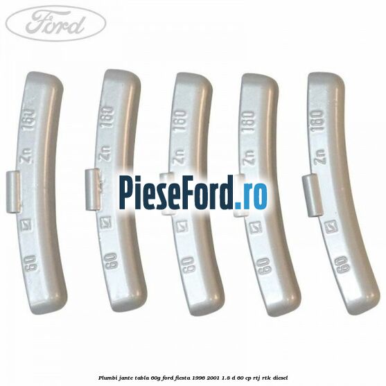 Plumbi jante tabla, 60g Ford Fiesta 1996-2001 1.8 D 60 cp Plumbi jante tabla, 60g Ford Fiesta 1996-2001 1.8 D 60 cp RTJ, RTK diesel