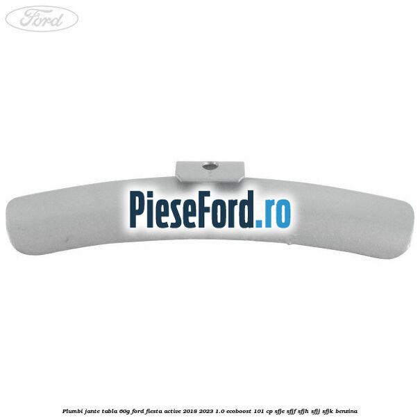 Plumbi jante tabla, 60g Ford Fiesta Active 2018-2023 1.0 EcoBoost 101 cp SFJE, SFJF, SFJH, SFJJ, SFJK benzina
