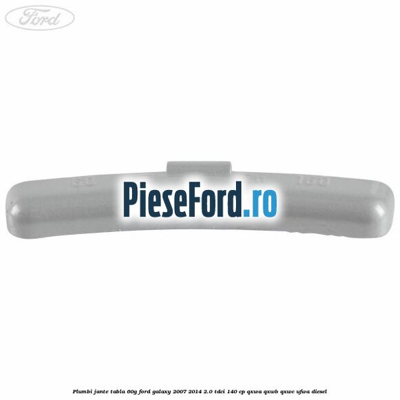 Plumbi jante tabla, 60g Ford Galaxy 2007-2014 2.0 TDCi 140 cp QXWA, QXWB, QXWC, UFWA diesel