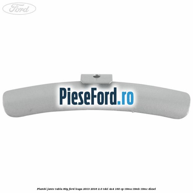 Plumbi jante tabla, 60g Ford Kuga 2013-2016 2.0 TDCi 4x4 180 cp T8MA, T8MB, T8MC diesel