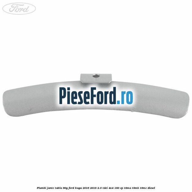 Plumbi jante tabla, 60g Ford Kuga 2016-2018 2.0 TDCi 4x4 180 cp T8MA, T8MB, T8MC diesel