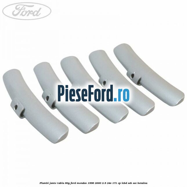 Plumbi jante tabla, 60g Ford Mondeo 1996-2000 2.5 24V 171 cp LCBD, SEB, SEC benzina