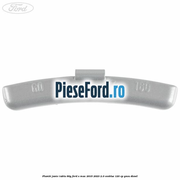 Plumbi jante tabla, 60g Ford S-Max 2015-2023 2.0 EcoBlue 120 cp YNCA diesel