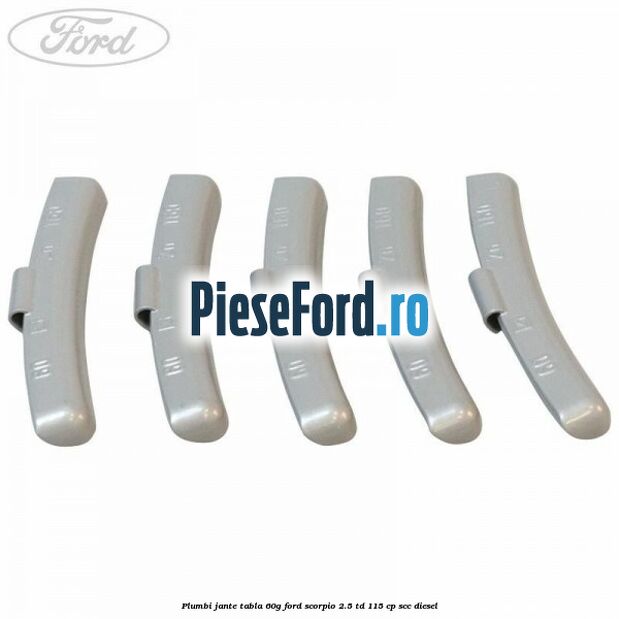 Plumbi jante tabla, 60g Ford Scorpio 2.5 TD 115 cp SCC diesel