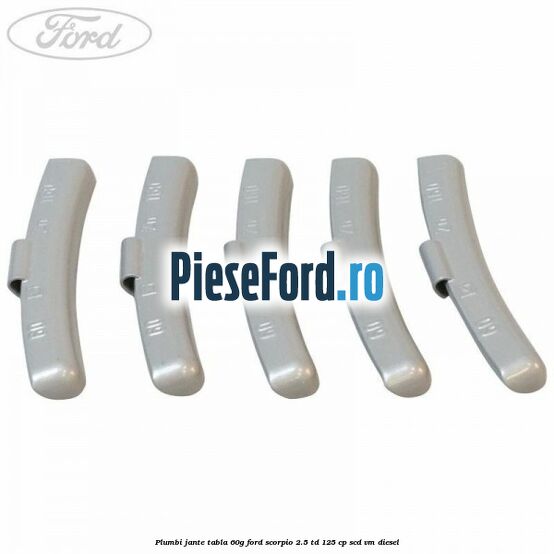 Plumbi jante tabla, 60g Ford Scorpio 2.5 TD 125 cp SCD, VM diesel