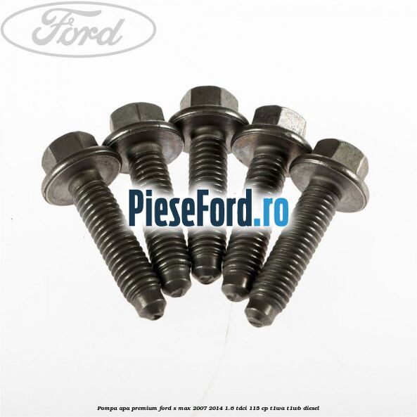 Pompa apa premium Ford S-Max 2007-2014 1.6 TDCi 115 cp T1WA, T1WB diesel
