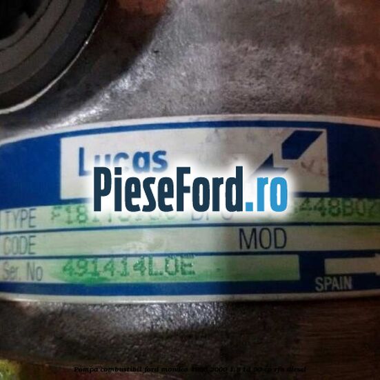 Pompa combustibil Ford Mondeo 1996-2000 1.8 TD 90 cp RFN diesel