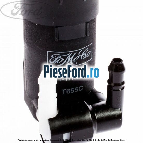 Pompa spalator parbriz 2 diuze dupa anul 03/2003 Ford Mondeo 2008-2014 1.8 TDCi 125 cp Pompa spalator parbriz 2 diuze dupa anul 03/2003 Ford Mondeo 2008-2014 1.8 TDCi 125 cp KHBA, QYBA diesel