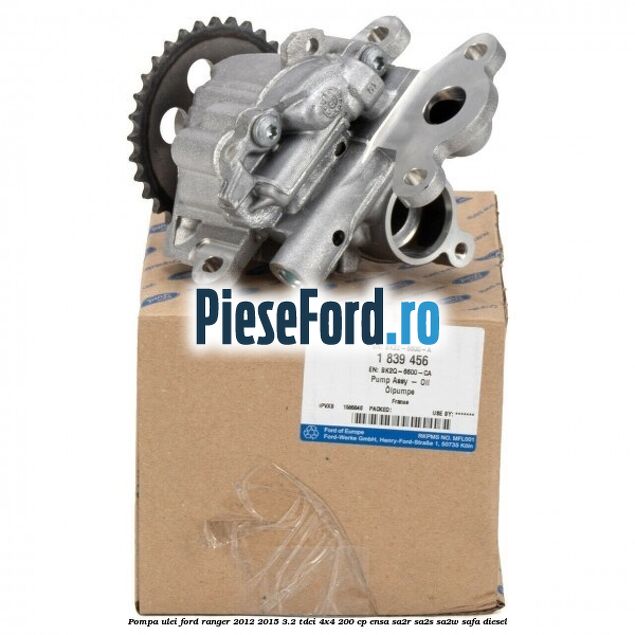 Pompa ulei Ford Ranger 2012-2015 3.2 TDCi 4x4 200 cp ENSA, SA2R, SA2S, SA2W, SAFA diesel