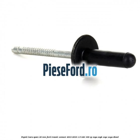 Popnit bara spate 20 mm Ford Transit Connect 2013-2018 1.5 TDCi 100 cp XVGA, XVGB, XVGC, XXGA diesel