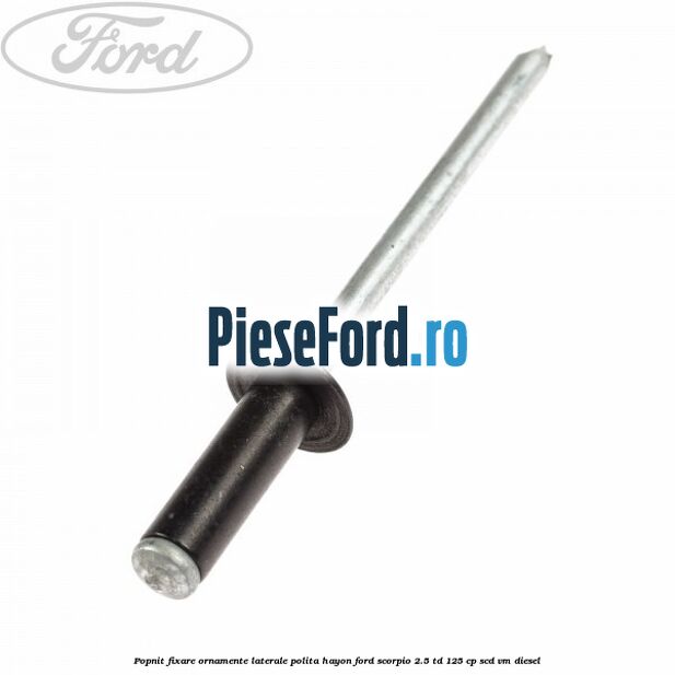 Popnit fixare ornamente laterale polita hayon Ford Scorpio 2.5 TD 125 cp SCD, VM diesel