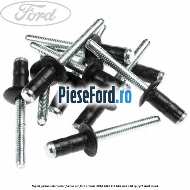 Popnit furtun intercooler, furtun aer Ford Transit 2014-2018 2.2 TDCi RWD 125 cp CYR5, USR6 diesel