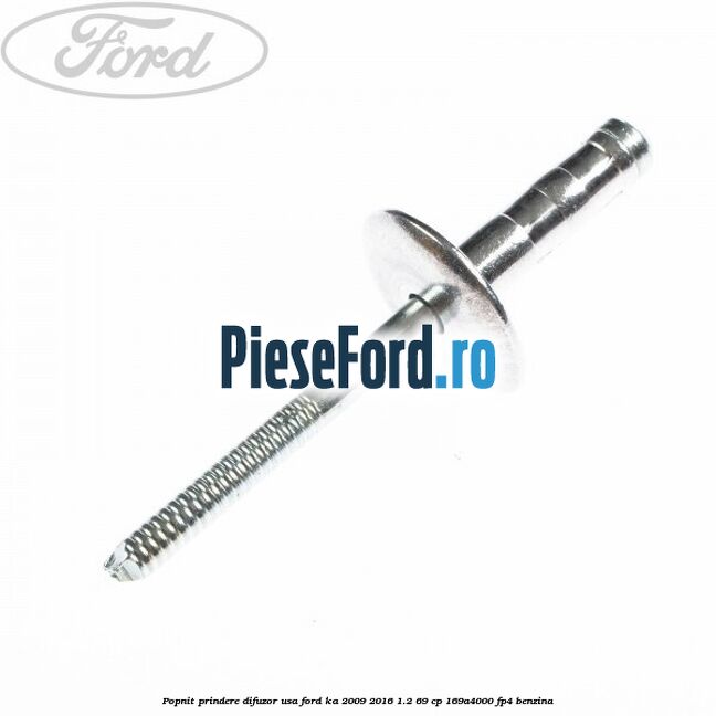 Popnit prindere difuzor usa Ford Ka 2009-2016 1.2 69 cp 169A4000, FP4 benzina