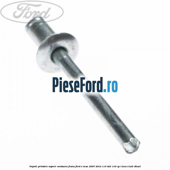 Popnit prindere suport conducta frana Ford S-Max 2007-2014 1.6 TDCi 115 cp T1WA, T1WB diesel