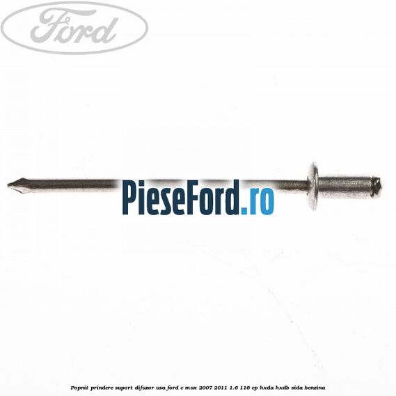 Popnit prindere suport difuzor usa Ford C-Max 2007-2011 1.6 116 cp HXDA, HXDB, SIDA benzina