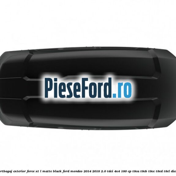 Portbagaj exterior FORCE XT L, matte black Ford Mondeo 2014-2018 2.0 TDCi 4x4 180 cp T8CA, T8CB, T8CC, T8CD, T8CL diesel