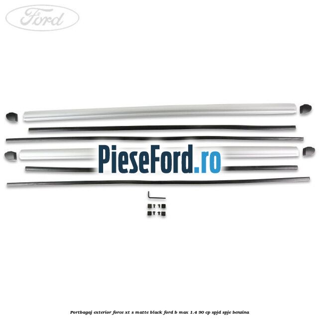 Portbagaj exterior FORCE XT S, matte black Ford B-Max 1.4 90 cp SPJD, SPJE benzina
