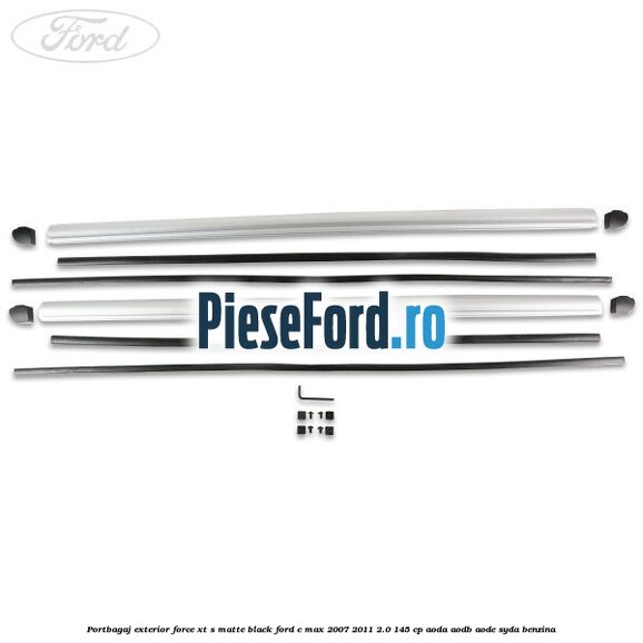 Portbagaj exterior FORCE XT S, matte black Ford C-Max 2007-2011 2.0 145 cp AODA, AODB, AODE, SYDA benzina