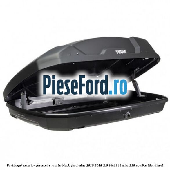 Portbagaj exterior FORCE XT S, matte black Ford Edge 2016-2018 2.0 TDCi Bi-Turbo 210 cp T9CE, T9CF diesel