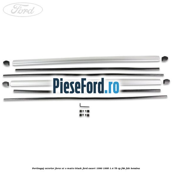 Portbagaj exterior FORCE XT S, matte black Ford Escort 1990-1995 1.4 75 cp F4B, FUH benzina