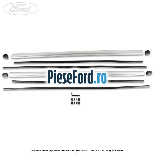 Portbagaj exterior FORCE XT S, matte black Ford Escort 1990-1995 1.6 105 cp LJF benzina